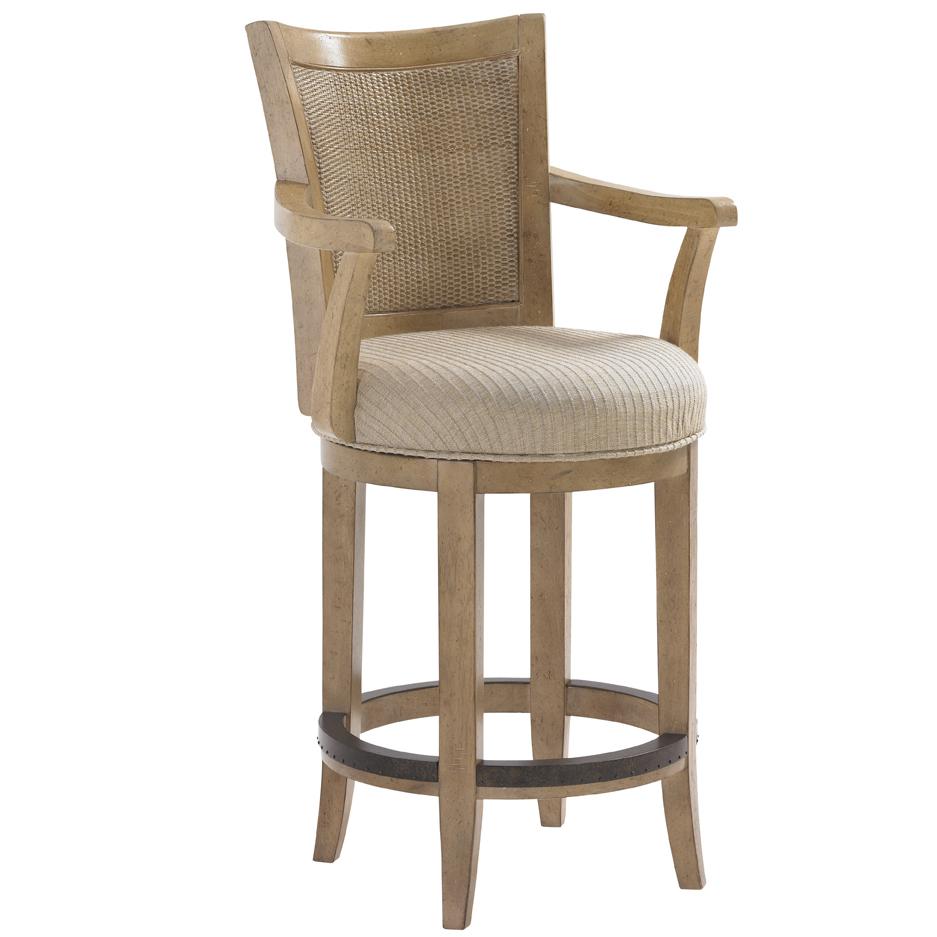 Lexington Monterey Sands 83081501 Carmel Woven Split Rattan Back